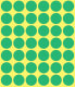 Фото #9 товара Avery Zweckform Avery Colour Coding Dots - Green - Green - Circle - Permanent - Paper - 1.8 cm - 1056 pc(s)