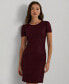 Women's Slim-Fit Cap-Sleeve Cocktail Sheath Dress