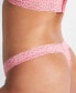 Фото #2 товара Women's Lace Thong Underwear, Created for Macy's
