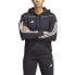 Фото #4 товара Толстовка женская Adidas Tiro 23 League Sweat Hoodie 70% хлопок, 30% переработанный полиэфир черного цвета