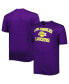 Фото #2 товара Men's Purple Los Angeles Lakers Big and Tall Heart & Soul T-shirt