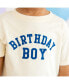 Фото #1 товара Toddler Boys Birthday Varsity Short Sleeve T-Shirt