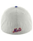 Фото #2 товара Men's Gray/Royal New York Mets Sure Shot Classic Franchise Fitted Hat