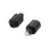 Фото #1 товара LogiLink CA1016 - Toslink - Toslink 3.5 mm Mini - Black