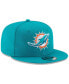 Фото #4 товара Men's Miami Dolphins Basic 9FIFTY Adjustable Snapback Cap