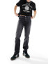 River Island slim fit jeans in black W32 L30 - фото #7