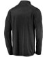 ფოტო #3 პროდუქტის Men's Black Pittsburgh Pirates Iconic Striated Primary Logo Raglan Quarter-Zip Pullover Jacket