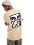 Obey icon eyes 2 long sleeve top in beige