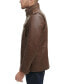 Фото #4 товара Men's Faux Leather Four Pocket Field Jacket