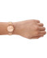 ფოტო #5 პროდუქტის Women's Signatur Lille Two Hand Rose Gold-Tone Stainless Steel Watch 30mm