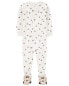 Baby 1-Piece Tiger Paw 100% Snug Fit Cotton Footie Pajamas 12M