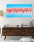 Фото #4 товара Flamingo Flock Frameless Free Floating Tempered Art Glass Wall Art by EAD Art Coop, 24" x 48" x 0.2"