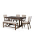 Bluffton Heights Brown Transitional Dining Table