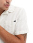 Vans short sleeve shirt in white