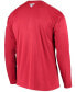 ფოტო #3 პროდუქტის Men's PFG Crimson Alabama Crimson Tide Terminal Tackle Omni-Shade Long Sleeve T-shirt