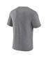 Фото #2 товара Men's Heathered Gray Cleveland Browns End Around Tri-Blend T-shirt