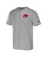 Фото #2 товара Men's NFL x Darius Rucker Collection by Heathered Gray Buffalo Bills Henley T-shirt