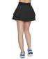 Women's Solid Sport Court Pull-On Layered Skort