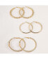 ფოტო #5 პროდუქტის Trio Ankh Hoop Earring Set