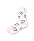 ფოტო #2 პროდუქტის Hearts Bundle Women's 3 Pack Cotton Seamless Toe Novelty Socks