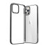Фото #1 товара Чехол для смартфона Joyroom NBS ultra тонкий прозрачный с металлическим краем для iPhone Pro Max 12 черный
