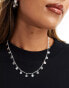 Weekday dot charm necklace in silver