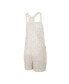 ფოტო #2 პროდუქტის Women's Cream San Diego Padres Montana Hacci Knit Romper Overalls