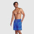 Speedo Men's 5.5" Floral Print Swim Shorts - Blue M