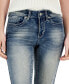 Фото #4 товара Juniors' Mid-Rise Embellished-Pocket Jeans