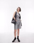 Фото #1 товара Topshop premium slinky racer vest in grey marl