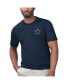 Фото #1 товара Men's Navy Dallas Cowboys Licensed to Chill T-Shirt
