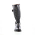 Фото #3 товара Bed Stu Gogo F321007 Womens Black Leather Hook & Loop Mid Calf Boots