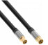 Фото #2 товара InLine Premium Antenna cable - 4x shielded - >110dB - black - 5m