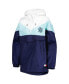 Women's Blue, Deep Sea Blue Seattle Kraken Staci Half-Zip Windbreaker Jacket