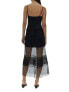 Helmut Lang Mesh Illusion Hem Dress Black 0 - фото #3