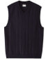 Фото #6 товара Men's Cotton V-Neck Sweater Vest