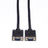 VALUE SVGA Cable - HD15 - M/M 6 m - 6 m - VGA (D-Sub) - VGA (D-Sub) - Male - Male - Black