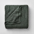 Фото #1 товара Full/Queen Knit Blanket Dark Teal - Casaluna