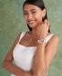 ფოტო #3 პროდუქტის Women's Bejeweled Silver-Tone Stainless Steel Watch 34mm