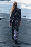 Zw collection printed pyjama-style trousers