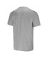 Фото #4 товара Men's NFL x Darius Rucker Collection by Heather Gray Pittsburgh Steelers Henley T-shirt
