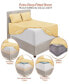 Фото #11 товара Bedding 7 Piece Extra Deep Pocket Bed Sheet Set, King Split