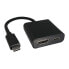 Фото #2 товара ROLINE 12.03.3211 - USB 3.2 Gen 1 (3.1 Gen 1) Type-C - Black - HDMI - USB 3.2 Gen 1 (3.1 Gen 1) Type-C - 0.1 m