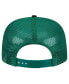 Фото #3 товара Men's Kelly Green Boston Celtics Arch A-Frame Trucker 9FIFTY Snapback Hat
