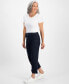 Фото #3 товара Petite High-Rise Cropped Wide-Leg Jeans, Created for Macy's