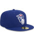 ფოტო #3 პროდუქტის Men's Navy New Hampshire Fisher Cats Theme Nights New Hampshire Primaries 59FIFTY Fitted Hat