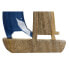 Decorative Figure Home ESPRIT Blue Natural Mediterranean 17 x 2,5 x 25 cm