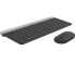 Logitech MK470 Slim Combo - Full-size (100%) - RF Wireless - QWERTZ - Graphite - Mouse included