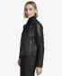 ფოტო #4 პროდუქტის Women's Carnegie Moto Leather Jacket