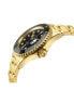 ფოტო #2 პროდუქტის Men's Liguria Swiss Automatic Ion Plating Gold-Tone Stainless Steel Bracelet Watch 42mm